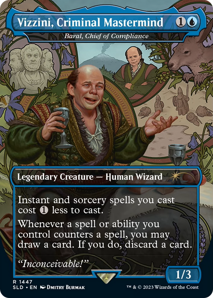 Vizzini, Criminal Mastermind - Baral, Chief of Compliance [Secret Lair Drop Series] | The Gaming-Verse