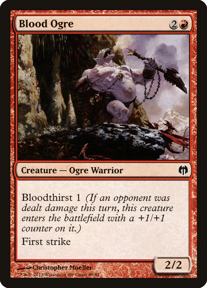 Blood Ogre [Duel Decks: Heroes vs. Monsters] | The Gaming-Verse