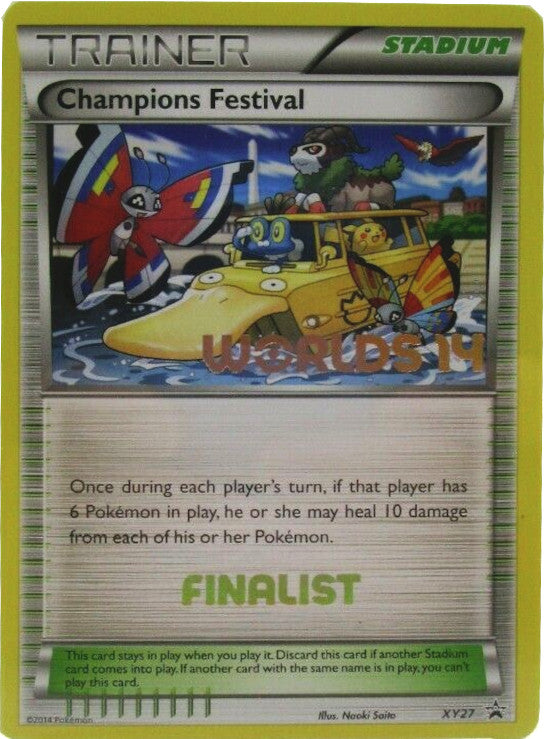 Champions Festival (XY27) (2014 Finalist) [XY: Black Star Promos] | The Gaming-Verse