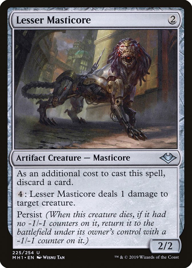 Lesser Masticore [Modern Horizons] | The Gaming-Verse