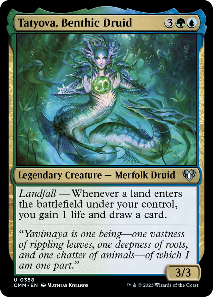 Tatyova, Benthic Druid [Commander Masters] | The Gaming-Verse