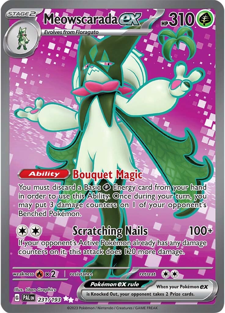 Meowscarada ex (231/193) [Scarlet & Violet: Paldea Evolved] | The Gaming-Verse