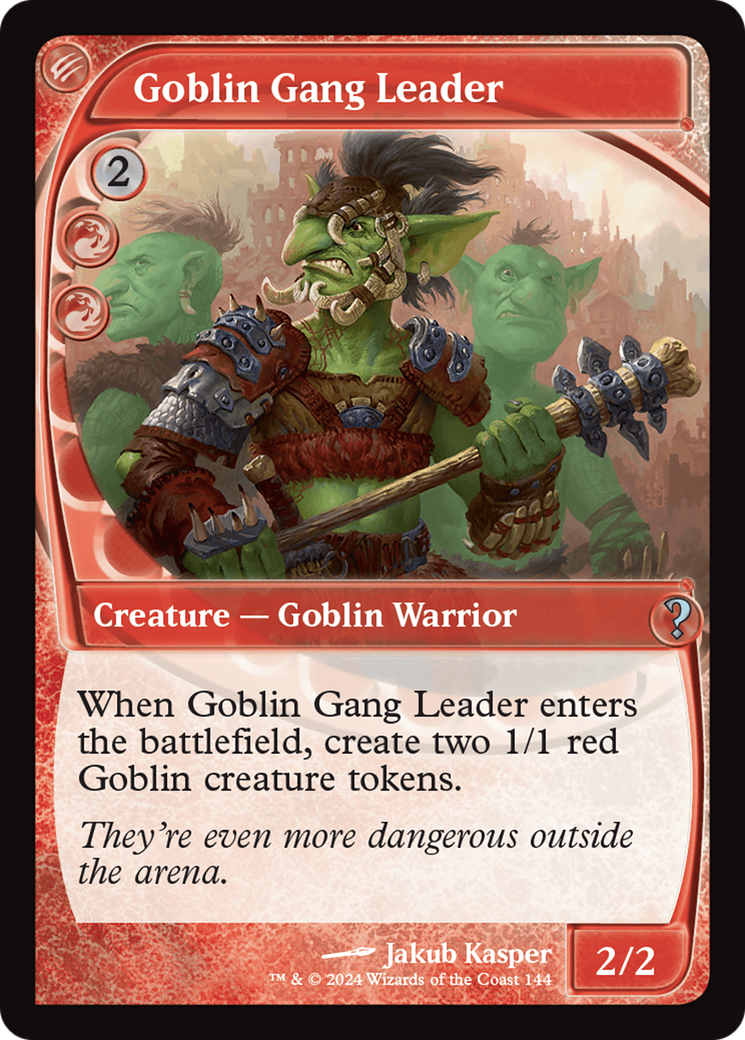 Goblin Gang Leader (Future Sight) [Mystery Booster 2] | The Gaming-Verse