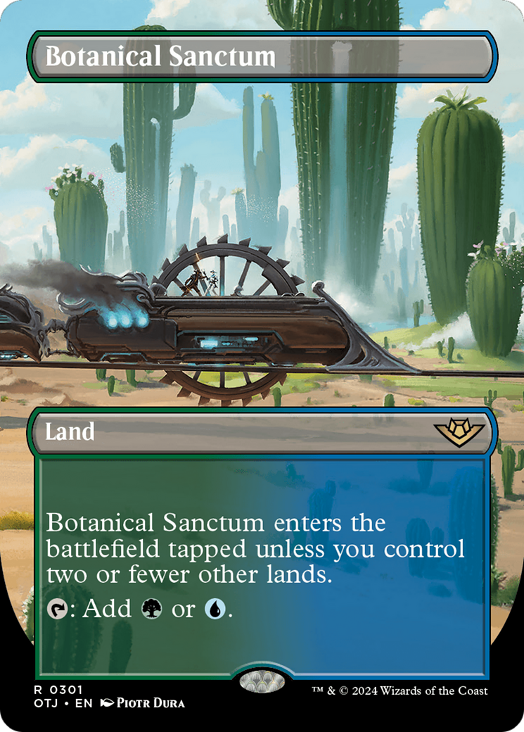 Botanical Sanctum (Borderless) [Outlaws of Thunder Junction] | The Gaming-Verse