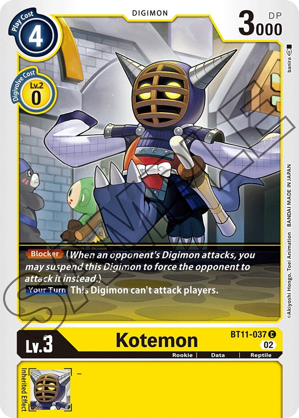 Kotemon [BT11-037] [Dimensional Phase] | The Gaming-Verse