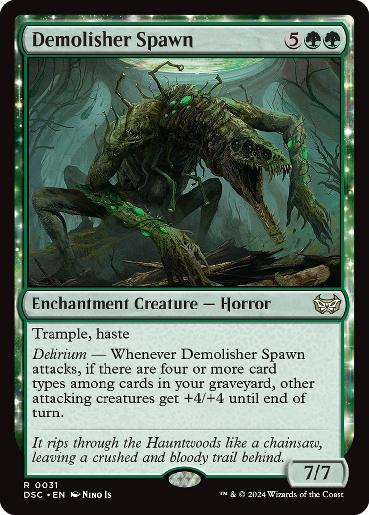 Demolisher Spawn [Duskmourn: House of Horror Commander] | The Gaming-Verse