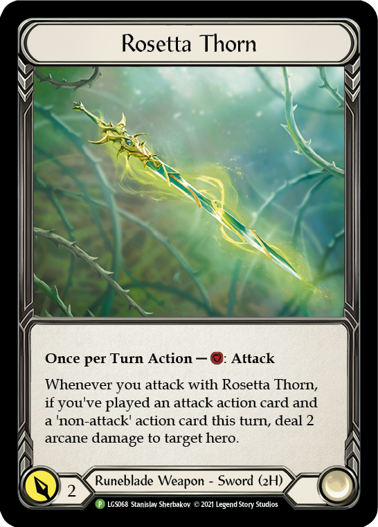 Rosetta Thorn [LGS068] (Promo)  Cold Foil | The Gaming-Verse