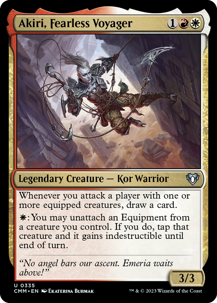 Akiri, Fearless Voyager [Commander Masters] | The Gaming-Verse