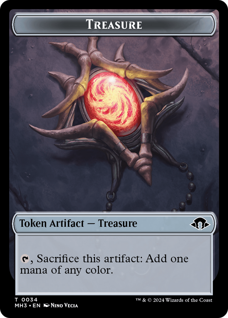 Treasure Token [Modern Horizons 3 Tokens] | The Gaming-Verse