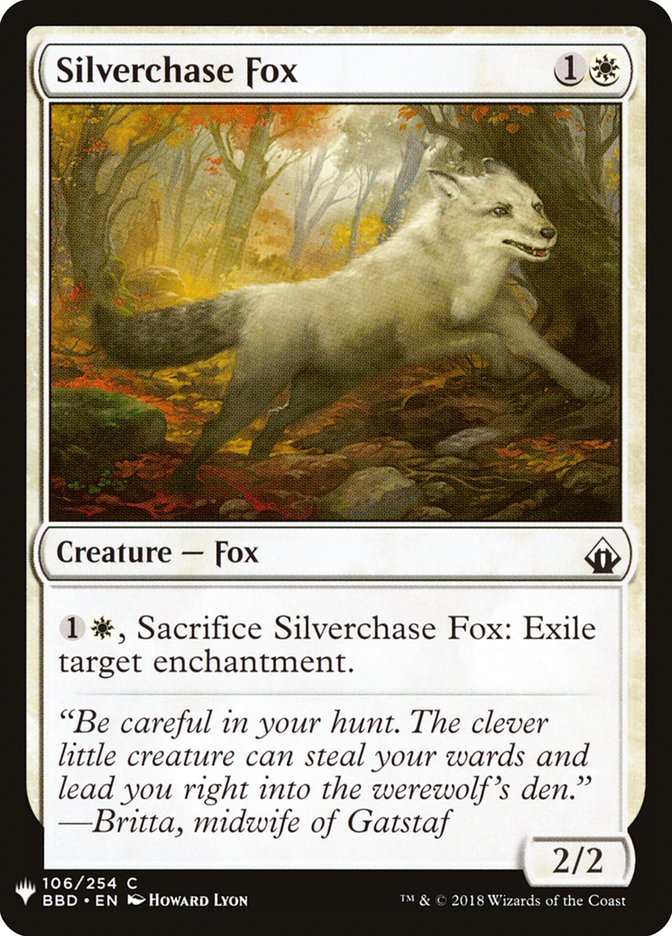 Silverchase Fox [Mystery Booster] | The Gaming-Verse