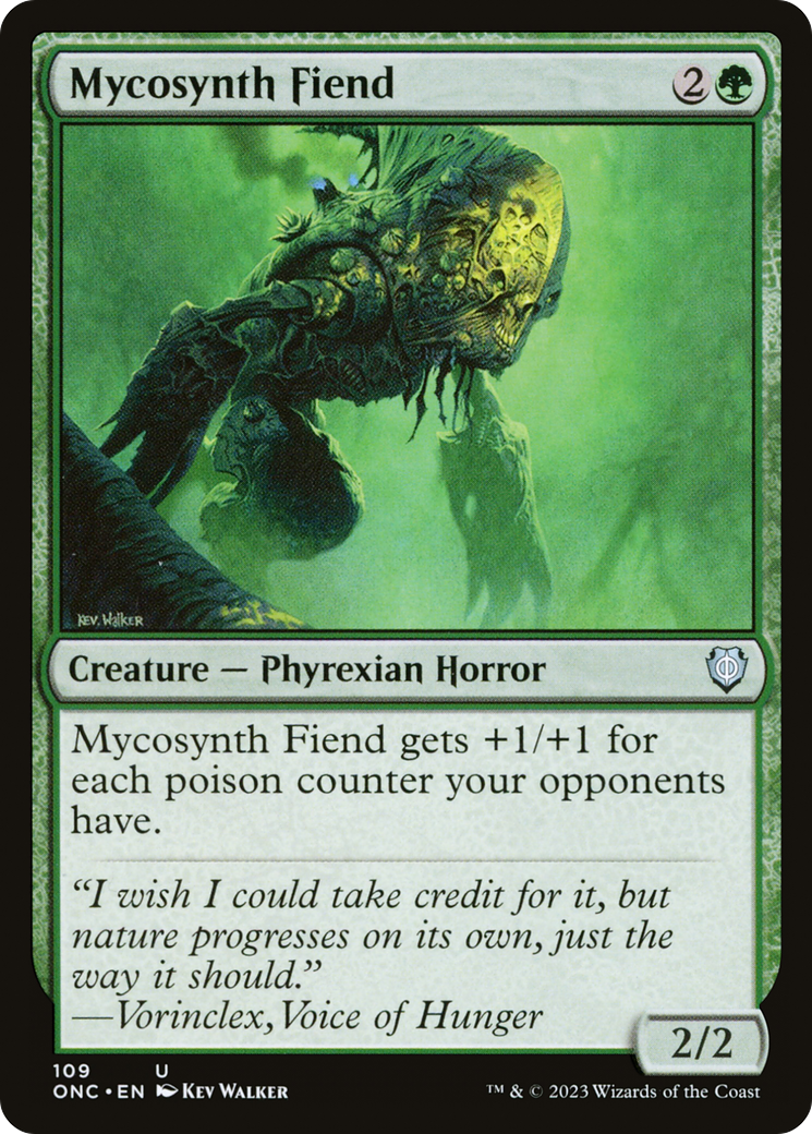 Mycosynth Fiend [Phyrexia: All Will Be One Commander] | The Gaming-Verse