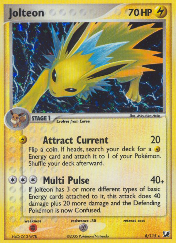 Jolteon (8/115) [EX: Unseen Forces] | The Gaming-Verse