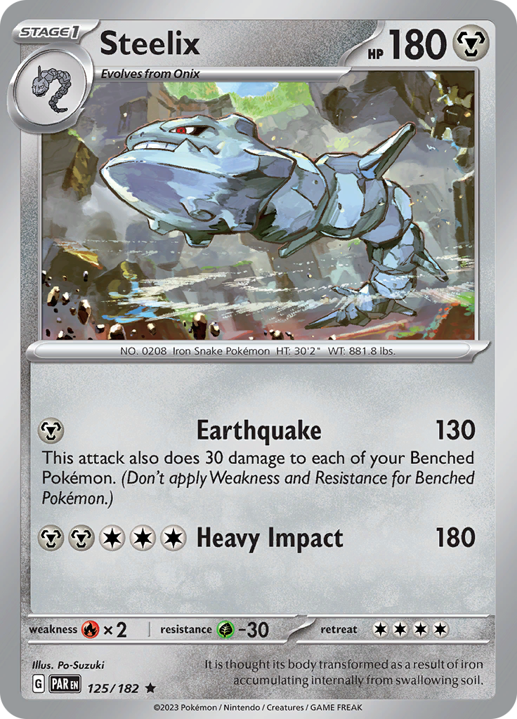 Steelix (125/182) [Scarlet & Violet: Paradox Rift] | The Gaming-Verse