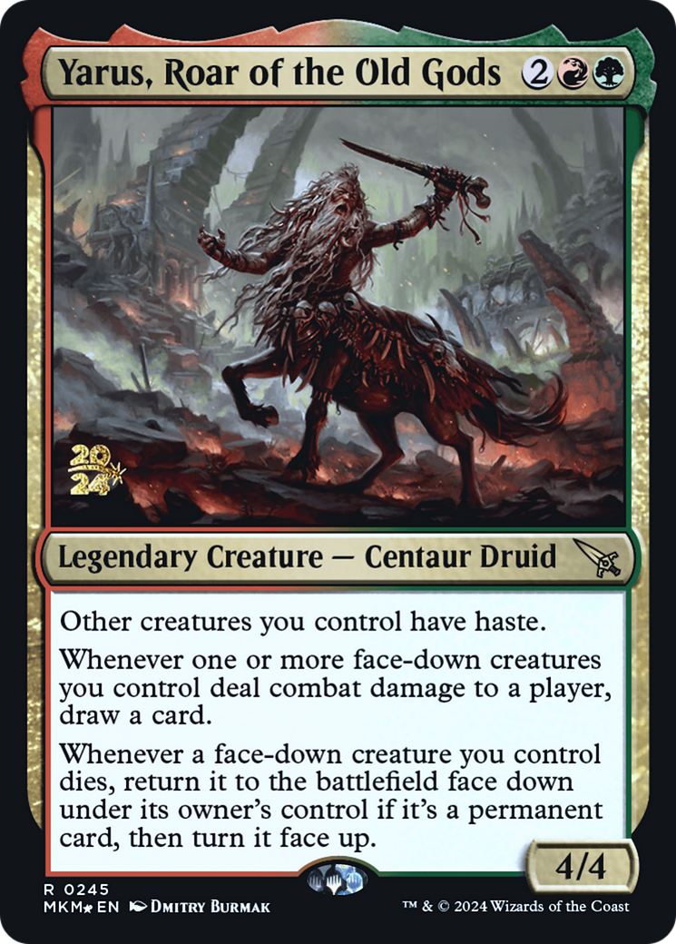 Yarus, Roar of the Old Gods [Murders at Karlov Manor Prerelease Promos] | The Gaming-Verse