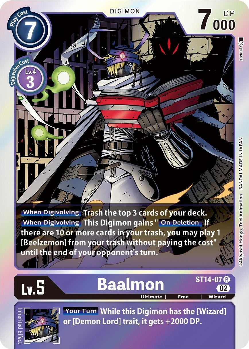 Baalmon [ST14-07] [Starter Deck: Beelzemon Advanced Deck Set] | The Gaming-Verse