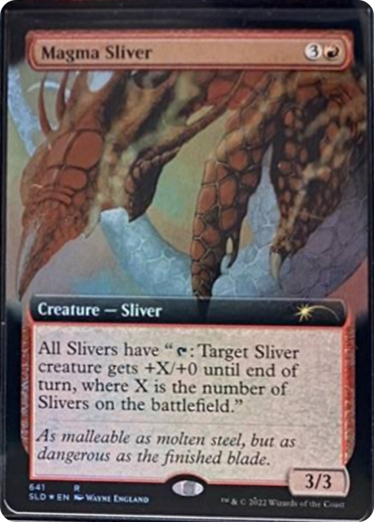 Magma Sliver (Extended Art) [Secret Lair Drop Series] | The Gaming-Verse