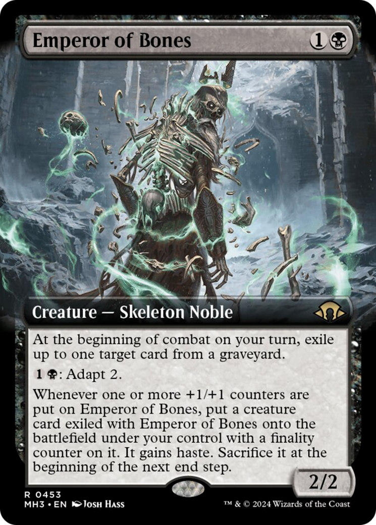 Emperor of Bones (Extended Art) [Modern Horizons 3] | The Gaming-Verse