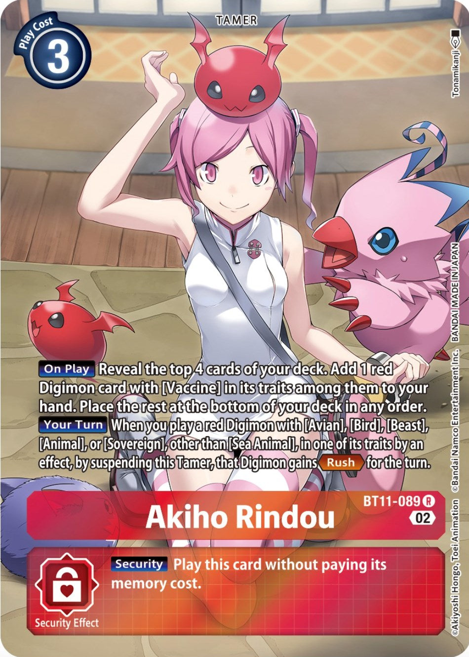 Akiho Rindou [BT11-089] (Alternate Art) [Dimensional Phase] | The Gaming-Verse