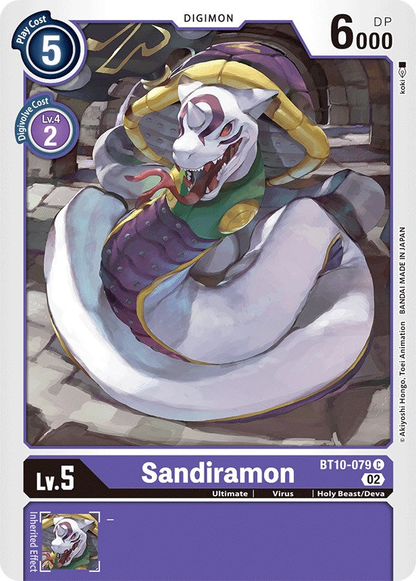 Sandiramon [BT10-079] [Xros Encounter] | The Gaming-Verse