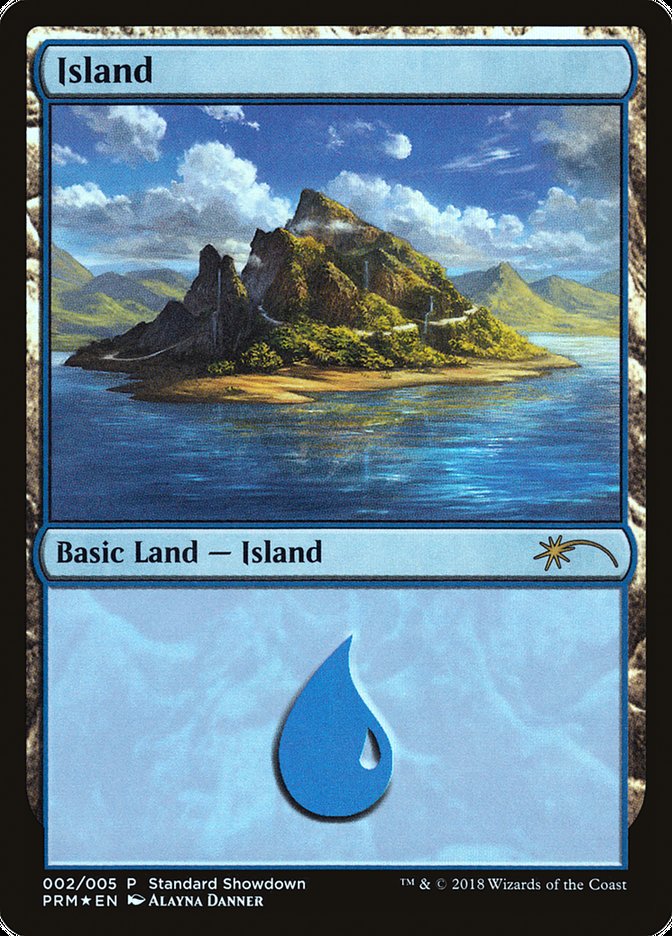 Island (Alayna Danner) [Standard Showdown Promos] | The Gaming-Verse