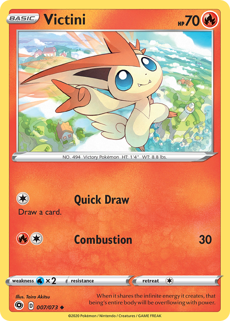 Victini (007/073) [Sword & Shield: Champion's Path] | The Gaming-Verse