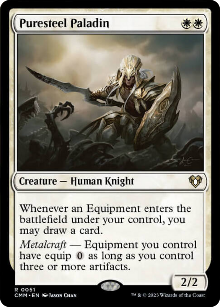 Puresteel Paladin [Commander Masters] | The Gaming-Verse