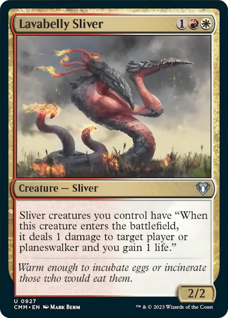 Lavabelly Sliver [Commander Masters] | The Gaming-Verse