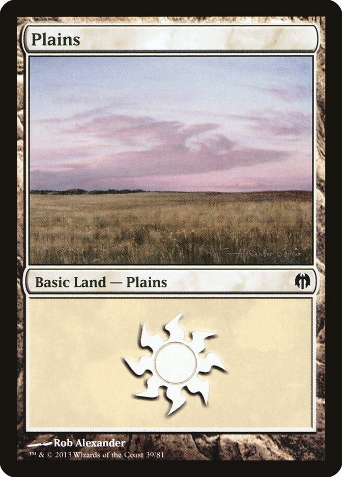 Plains (39) [Duel Decks: Heroes vs. Monsters] | The Gaming-Verse