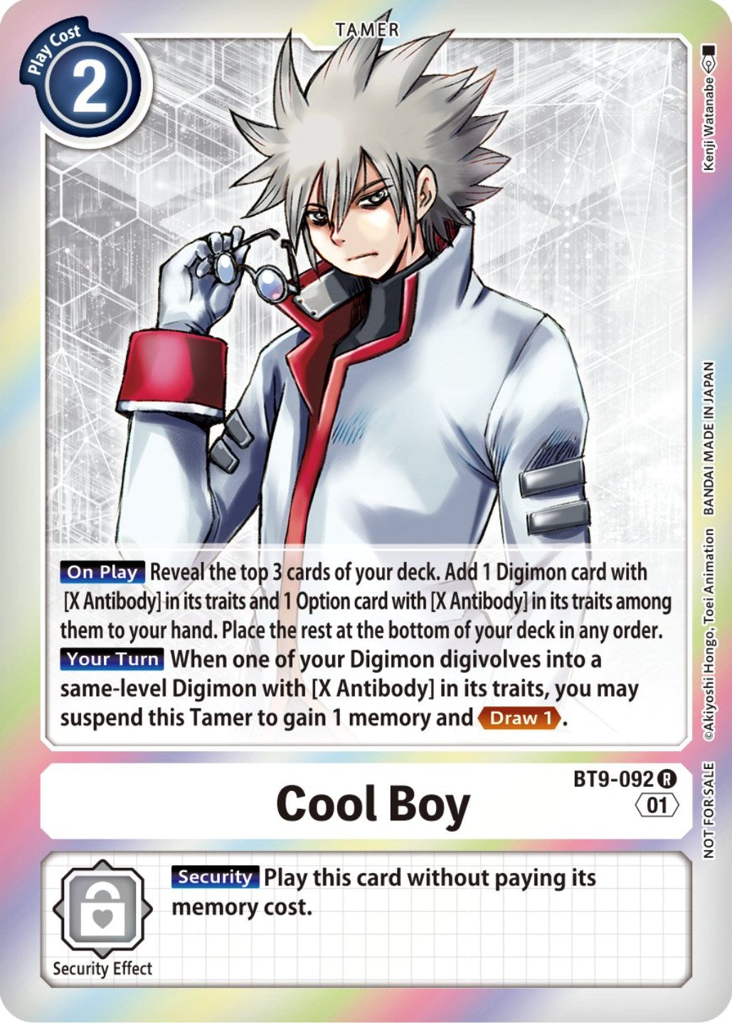 Cool Boy [BT9-092] (Event Pack 4) [X Record Promos] | The Gaming-Verse