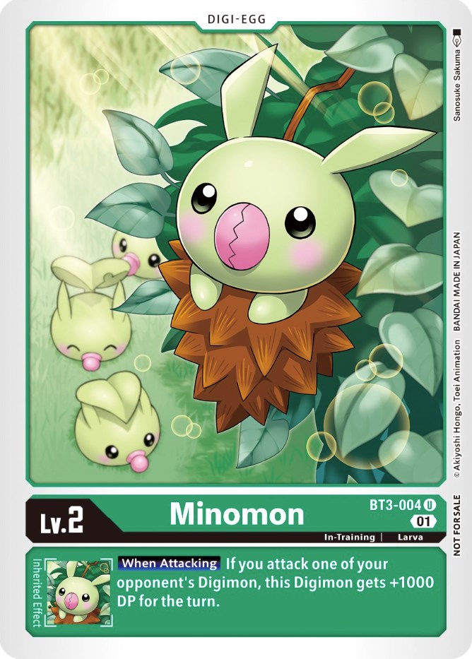 Minomon [BT3-004] (Winner Pack X Record) [Release Special Booster Promos] | The Gaming-Verse