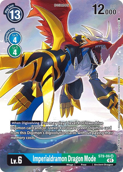 Imperialdramon Dragon Mode [ST9-06] (Alternative Art - Box Topper) [Digital Hazard] | The Gaming-Verse