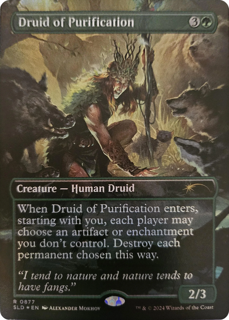 Druid of Purification (Rainbow Foil) [Secret Lair Drop Series] | The Gaming-Verse