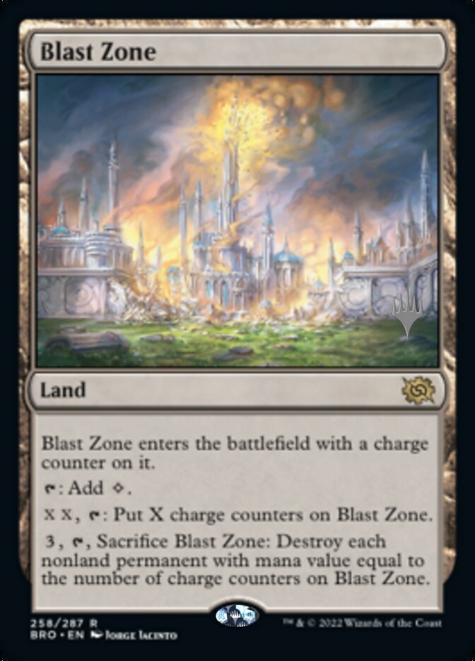 Blast Zone (Promo Pack) [The Brothers' War Promos] | The Gaming-Verse