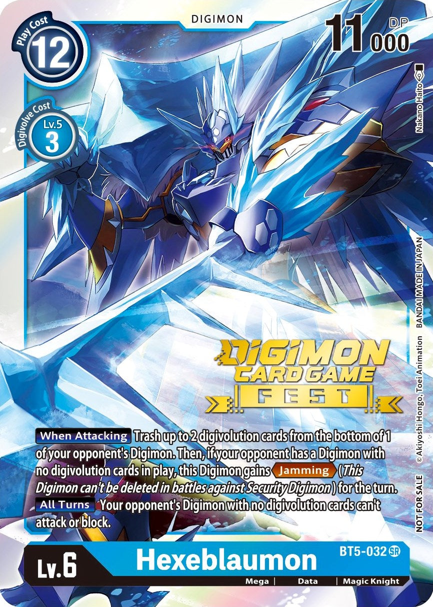 Hexeblaumon [BT5-032] (Digimon Card Game Fest 2022) [Battle of Omni Promos] | The Gaming-Verse