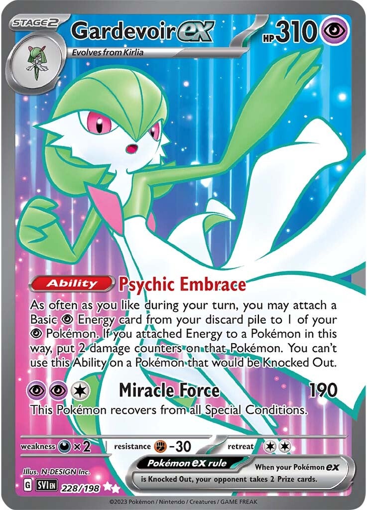 Gardevoir ex (228/198) [Scarlet & Violet: Base Set] | The Gaming-Verse