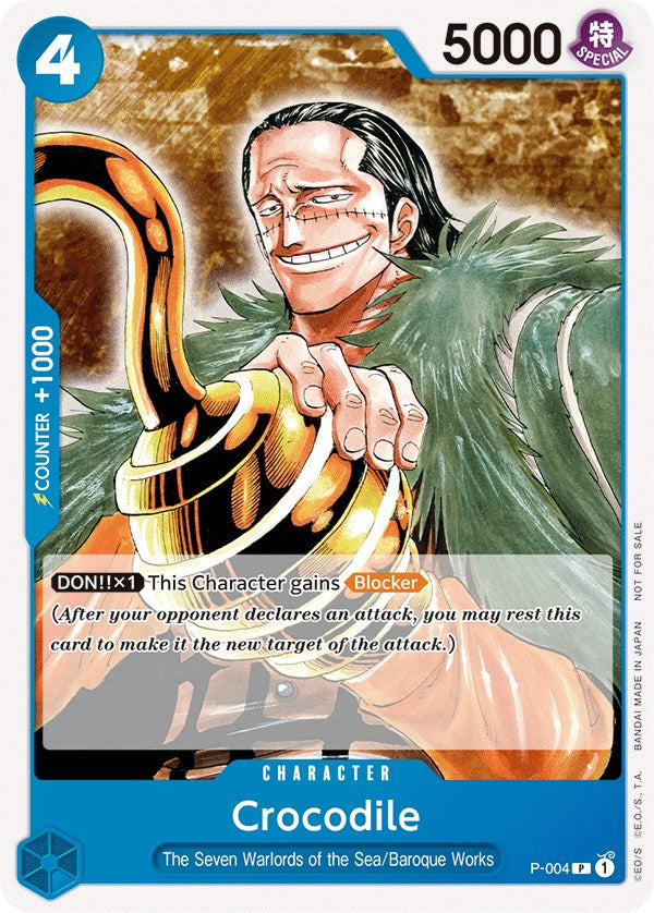 Crocodile (Promotion Pack 2022) [One Piece Promotion Cards] | The Gaming-Verse