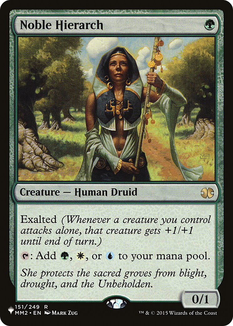 Noble Hierarch [The List Reprints] | The Gaming-Verse