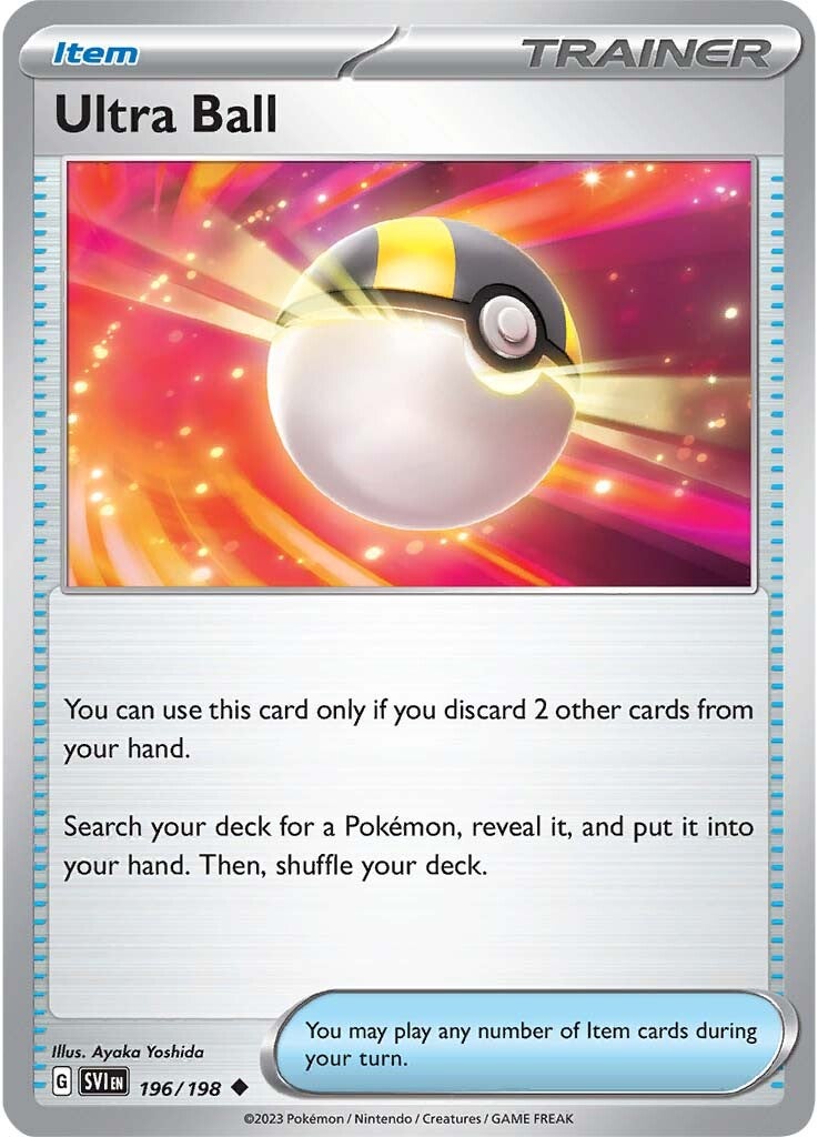 Ultra Ball (196/198) [Scarlet & Violet: Base Set] | The Gaming-Verse