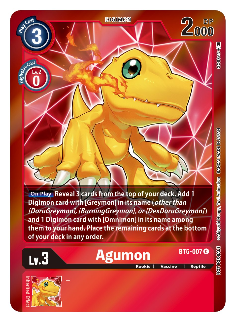 Agumon [BT5-007] (Event Pack 2) [Battle of Omni] | The Gaming-Verse