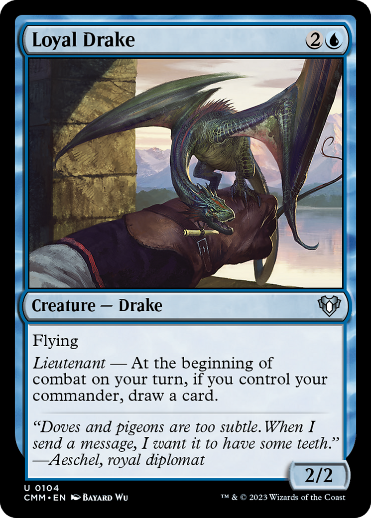 Loyal Drake [Commander Masters] | The Gaming-Verse