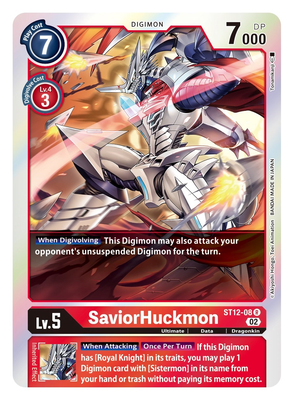 SaviorHuckmon [ST12-08] [Starter Deck: Jesmon] | The Gaming-Verse