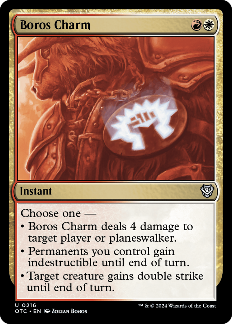 Boros Charm [Outlaws of Thunder Junction Commander] | The Gaming-Verse