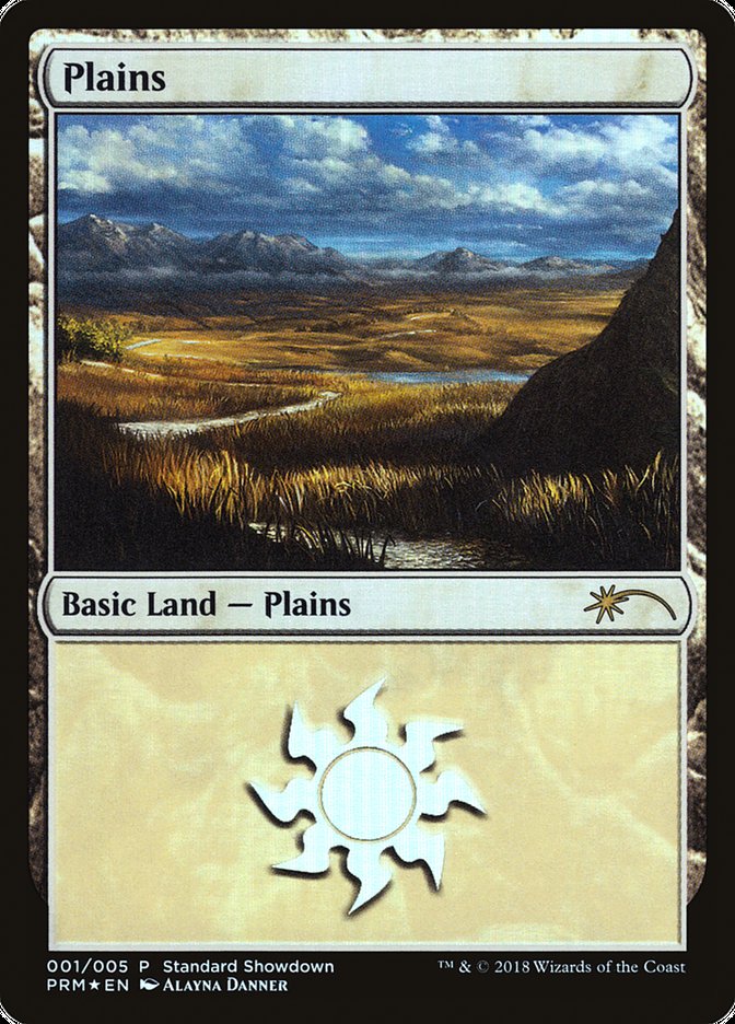 Plains (Alayna Danner) [Standard Showdown Promos] | The Gaming-Verse