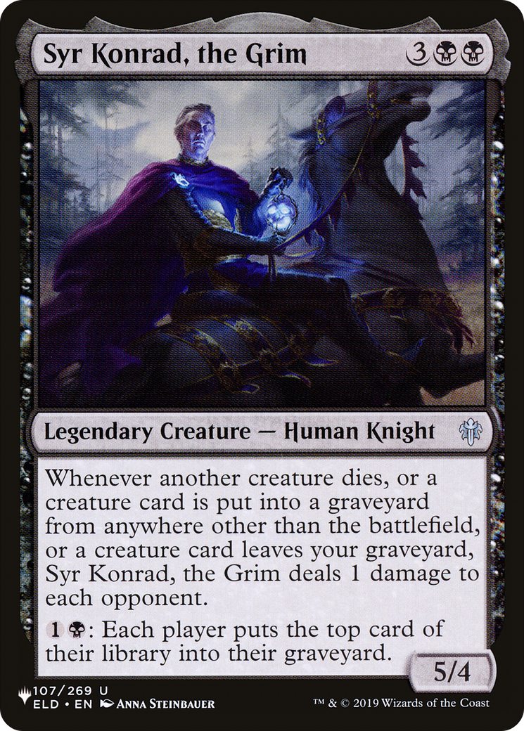 Syr Konrad, the Grim [The List] | The Gaming-Verse