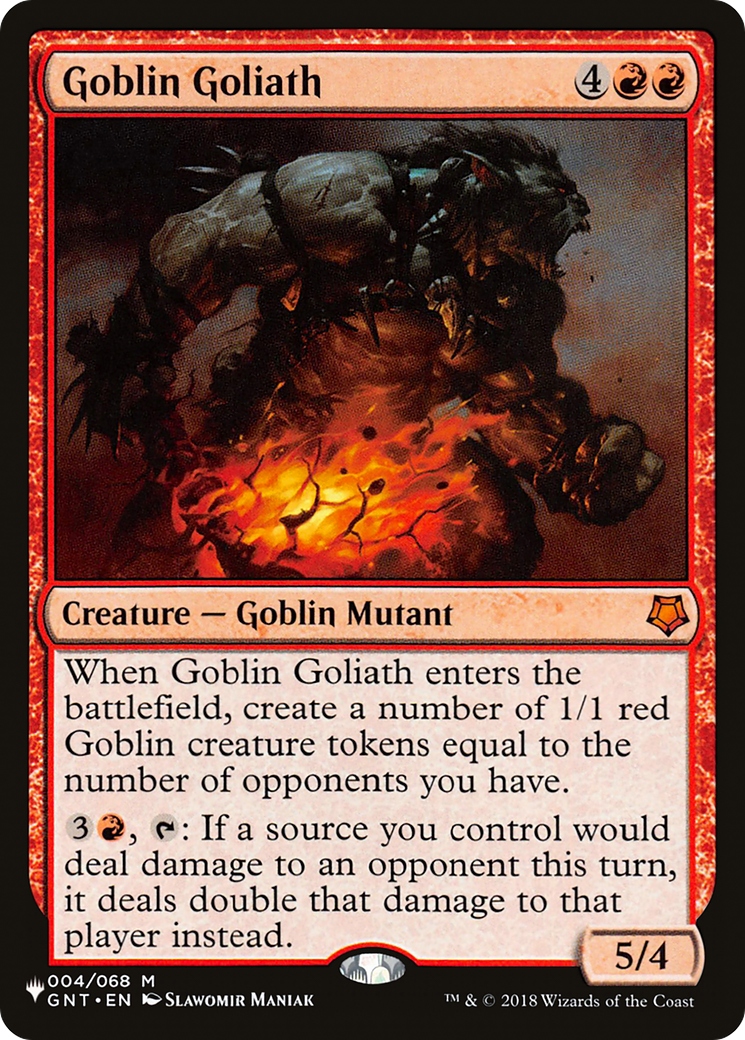 Goblin Goliath [The List Reprints] | The Gaming-Verse