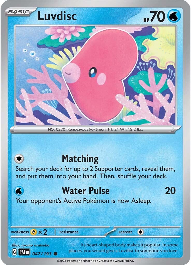 Luvdisc (047/193) [Scarlet & Violet: Paldea Evolved] | The Gaming-Verse