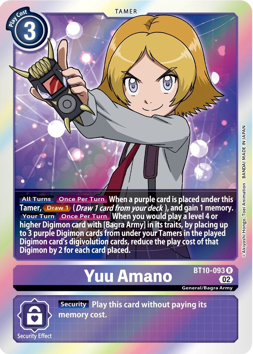 Yuu Amano [BT10-093] [Xros Encounter] | The Gaming-Verse