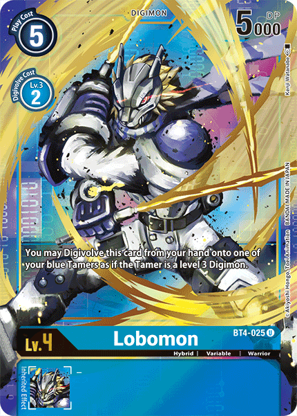 Lobomon [BT4-025] (Alternate Art) [Great Legend] | The Gaming-Verse