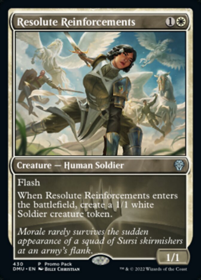 Resolute Reinforcements (Promo Pack) [Dominaria United Promos] | The Gaming-Verse