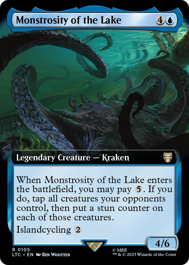 Monstrosity of the Lake (Extended Art) [The Lord of the Rings: Tales of Middle-Earth Commander] | The Gaming-Verse